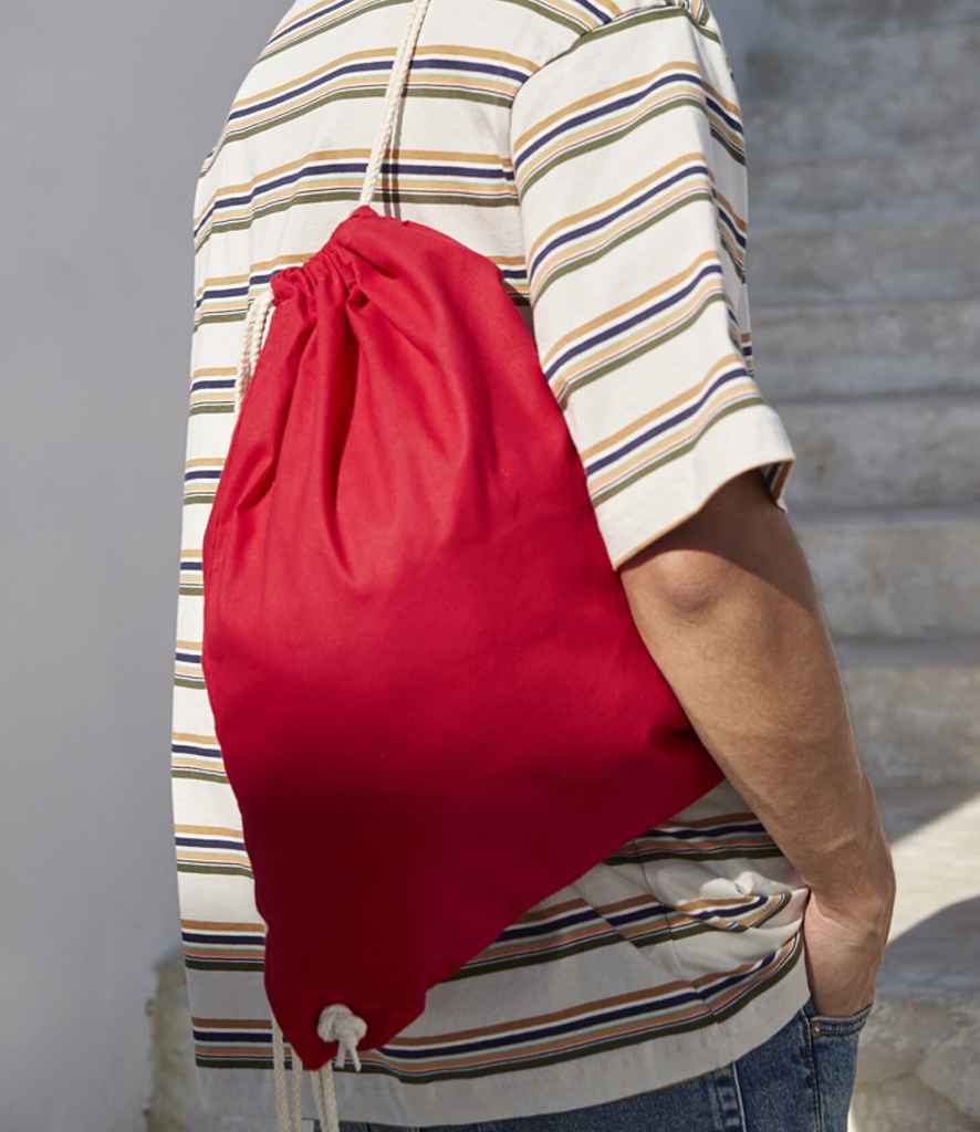 Westford Mill Cotton Gymsac - Classic Red (W110)