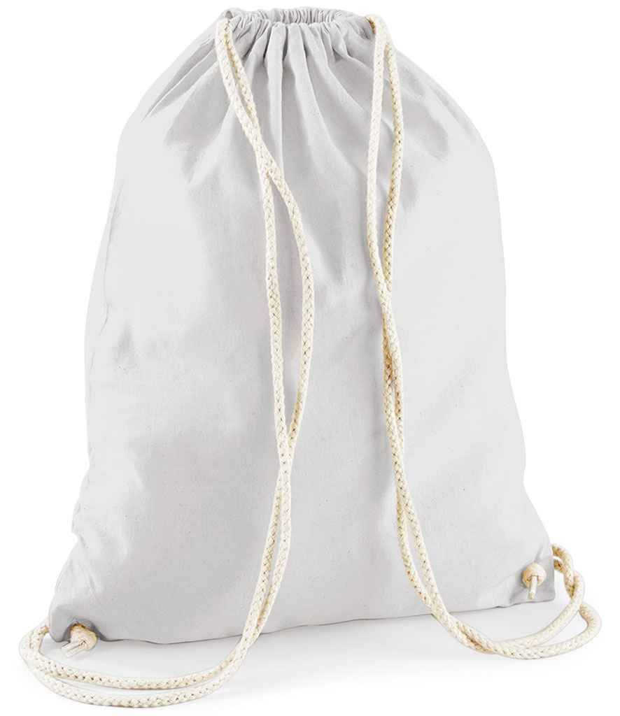 Westford Mill Cotton Gymsac - Light Grey (W110)