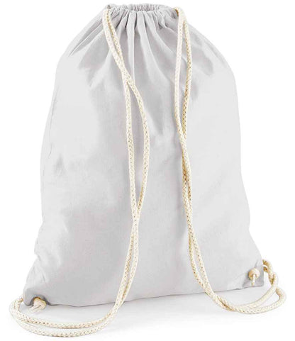 Westford Mill Cotton Gymsac - Light Grey (W110)