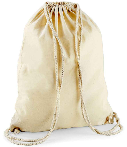 Westford Mill Cotton Gymsac - Natural (W110)