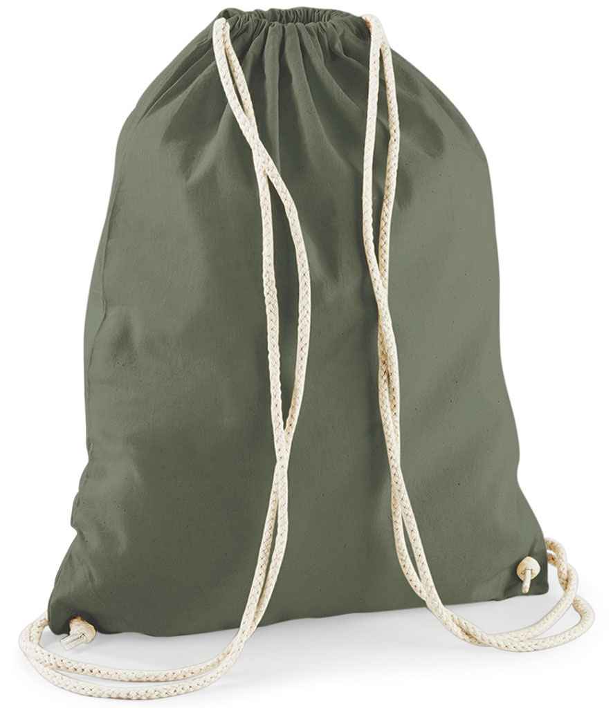 Westford Mill Cotton Gymsac - Olive Green (W110)