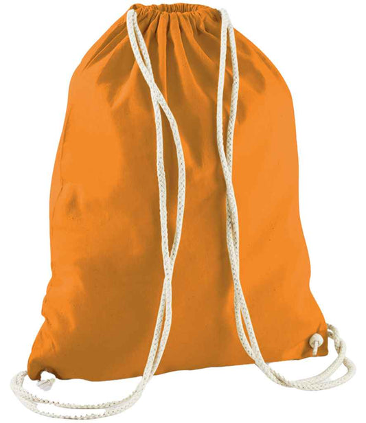 Westford Mill Cotton Gymsac - Orange (W110)