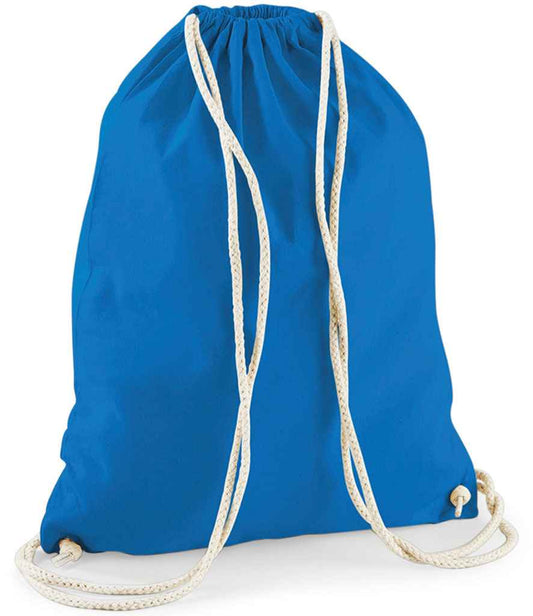 Westford Mill Cotton Gymsac - Sapphire Blue (W110)