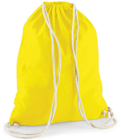 Westford Mill Cotton Gymsac - Yellow (W110)