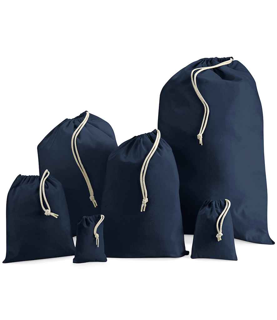 Westford Mill Cotton Stuff Bag - Navy (W115)