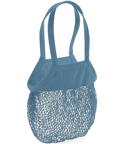 Westford Mill Organic Cotton Mesh Grocery Bag - Airforce (W150)