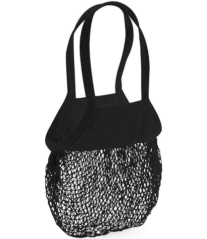 Westford Mill Organic Cotton Mesh Grocery Bag - Black (W150)