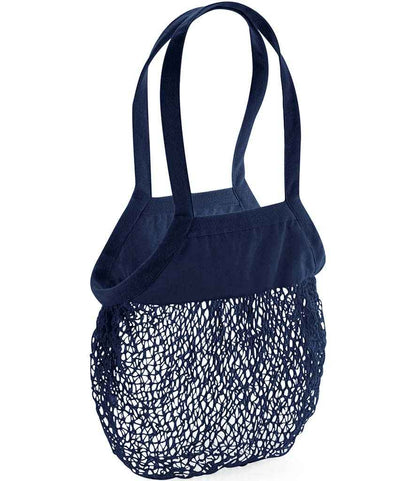 Westford Mill Organic Cotton Mesh Grocery Bag - Navy (W150)