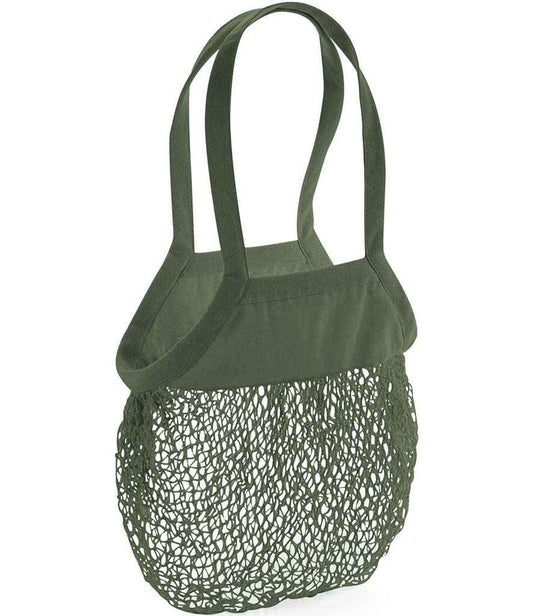 Westford Mill Organic Cotton Mesh Grocery Bag - Olive Green (W150)