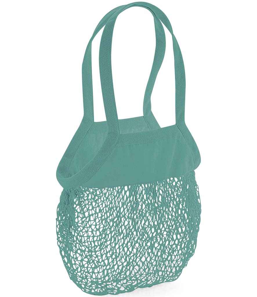 Westford Mill Organic Cotton Mesh Grocery Bag - Sage Green (W150)