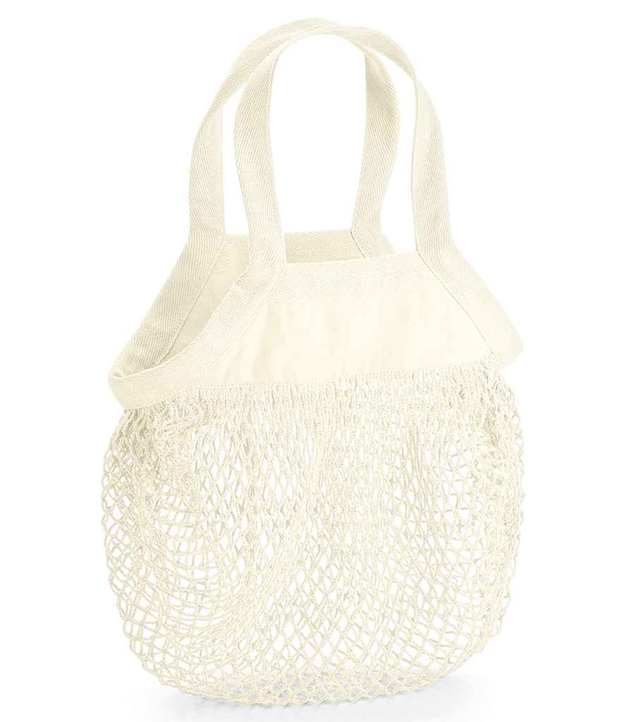 Westford Mill Organic Cotton Mini Mesh Grocery Bag - Natural (W151)