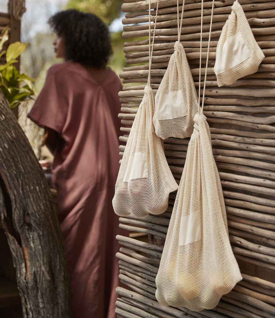 Westford Mill Organic Cotton Mesh Sacks - Natural (W155)