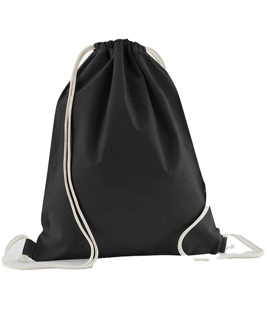 Westford Mill Organic Cotton In Conversion Gymsac - Black (W160)