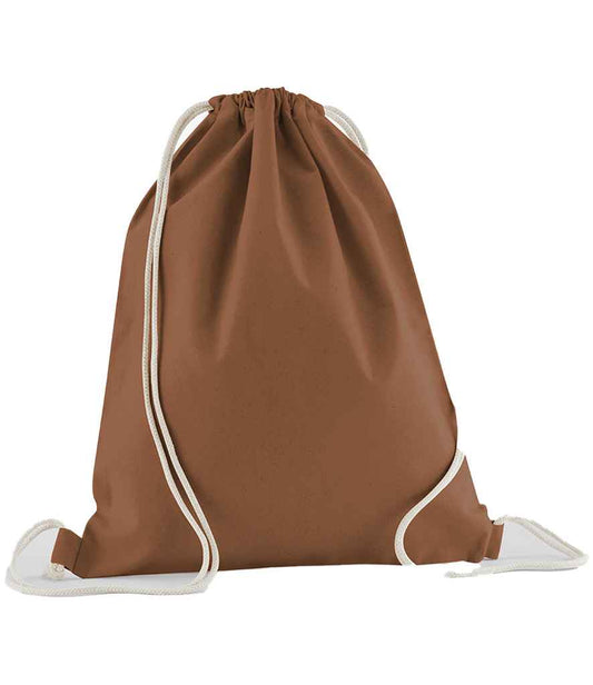 Westford Mill Organic Cotton In Conversion Gymsac - Terracotta (W160)