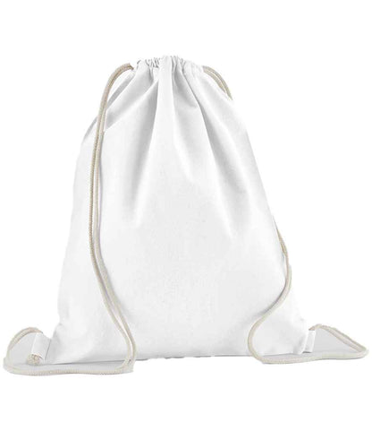 Westford Mill Organic Cotton In Conversion Gymsac - White (W160)