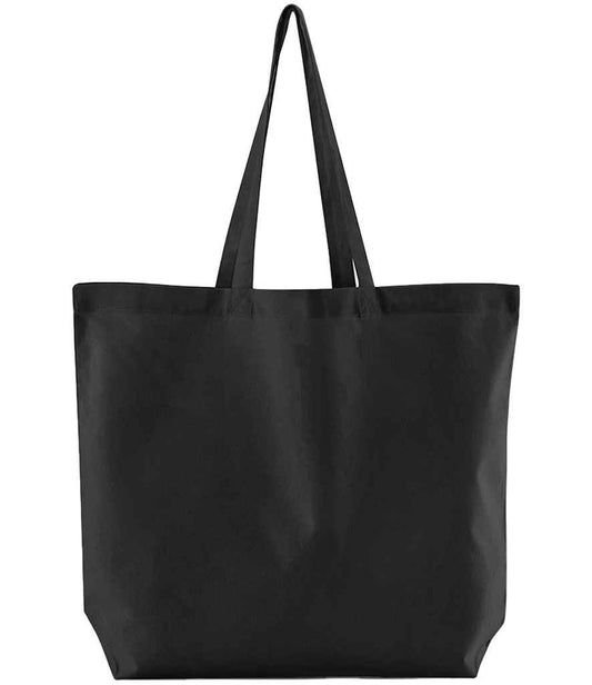 Westford Mill Organic Cotton In Conversion Maxi Bag for Life - Black (W165)