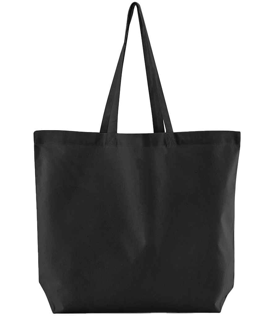 Westford Mill Organic Cotton In Conversion Maxi Bag for Life - Black (W165)