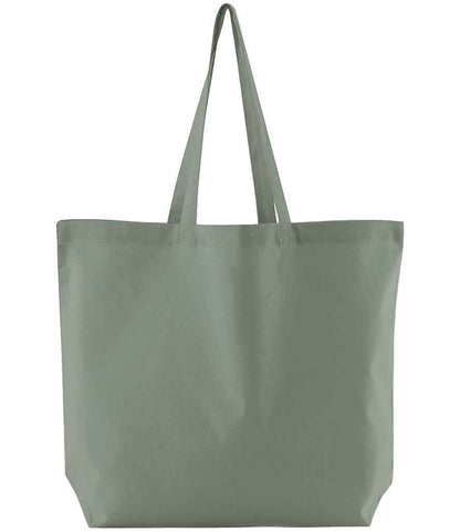 Westford Mill Organic Cotton In Conversion Maxi Bag for Life - Dusty Green (W165)
