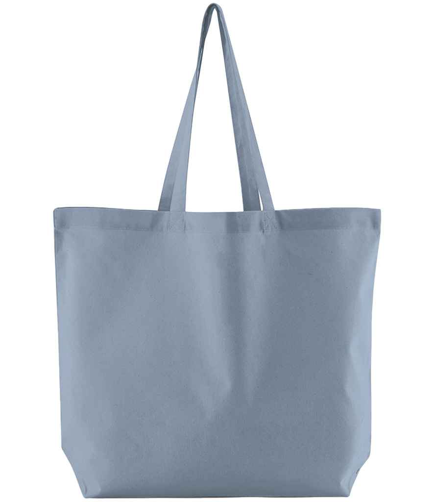 Westford Mill Organic Cotton In Conversion Maxi Bag for Life - Dusty Blue (W165)