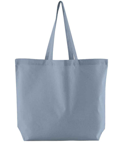 Westford Mill Organic Cotton In Conversion Maxi Bag for Life - Dusty Blue (W165)