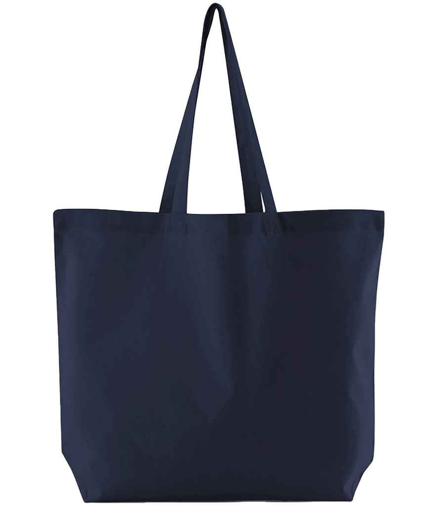 Westford Mill Organic Cotton In Conversion Maxi Bag for Life - French Navy (W165)