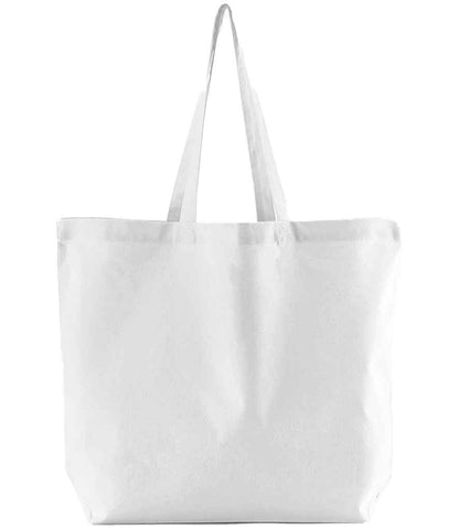 Westford Mill Organic Cotton In Conversion Maxi Bag for Life - White (W165)
