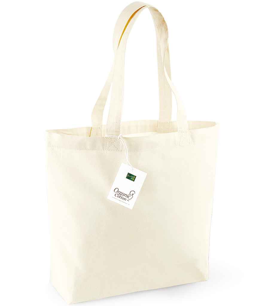 Westford Mill Organic Cotton Shopper - Natural (W180)