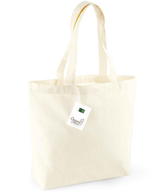 Westford Mill Organic Cotton Shopper - Natural (W180)