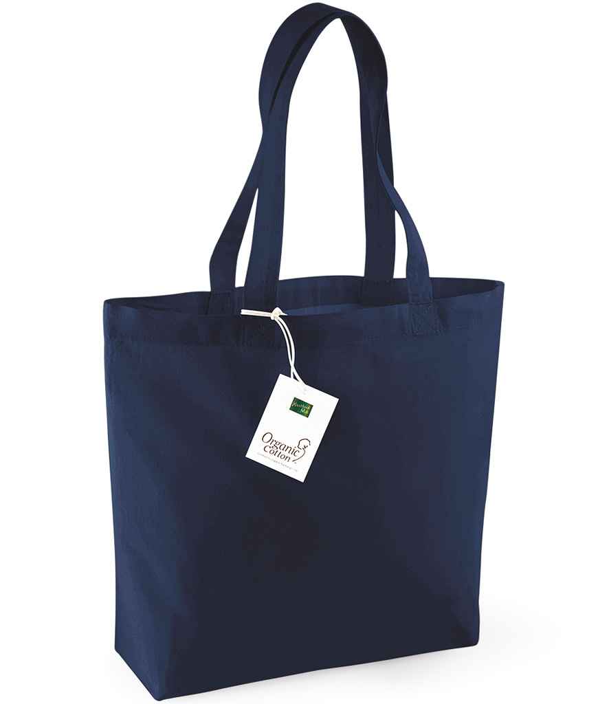 Westford Mill Organic Cotton Shopper - Navy (W180)