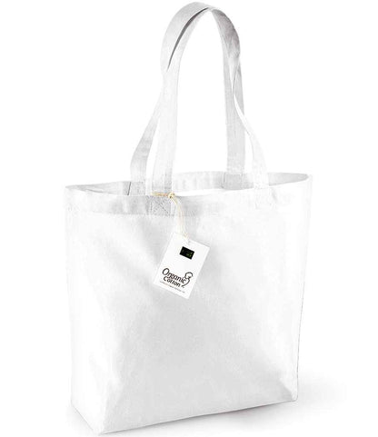 Westford Mill Organic Cotton Shopper - White (W180)