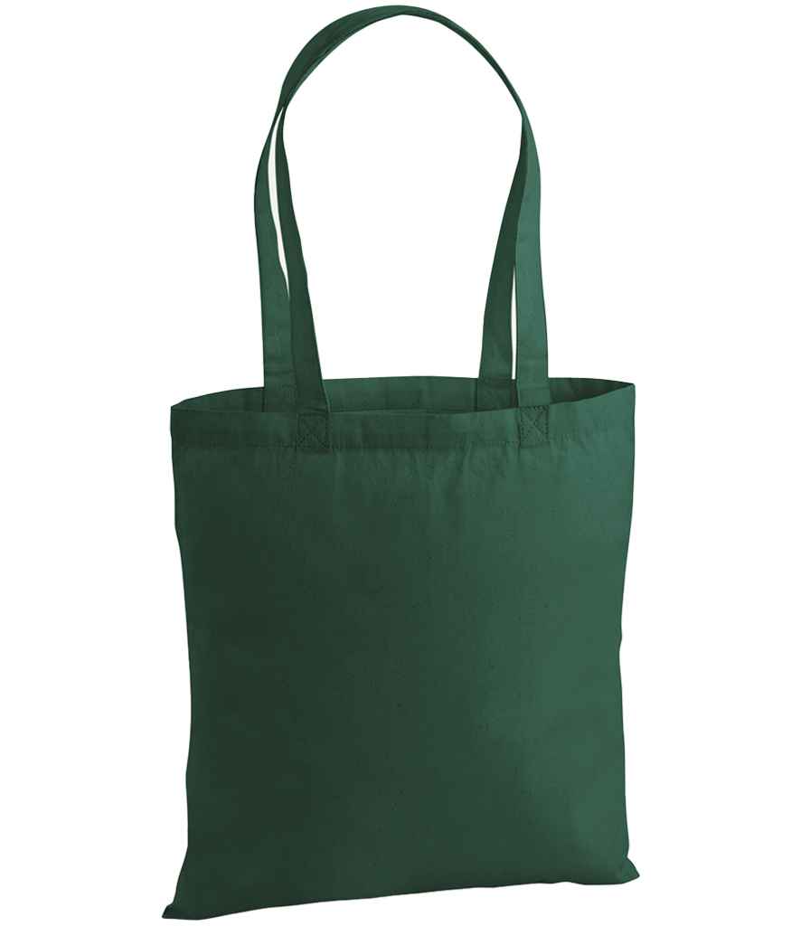 Westford Mill Premium Cotton Tote Bag - Bottle Green (W201)
