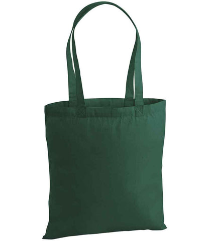 Westford Mill Premium Cotton Tote Bag - Bottle Green (W201)