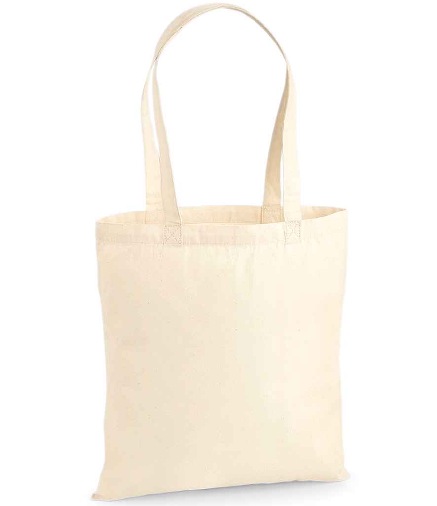 Westford Mill Premium Cotton Tote Bag - Natural (W201)