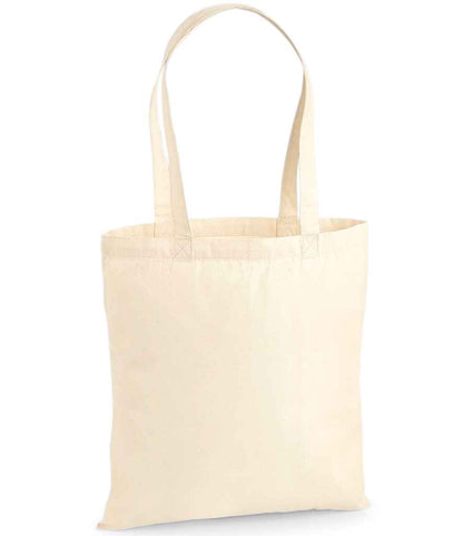 Westford Mill Premium Cotton Tote Bag - Natural (W201)