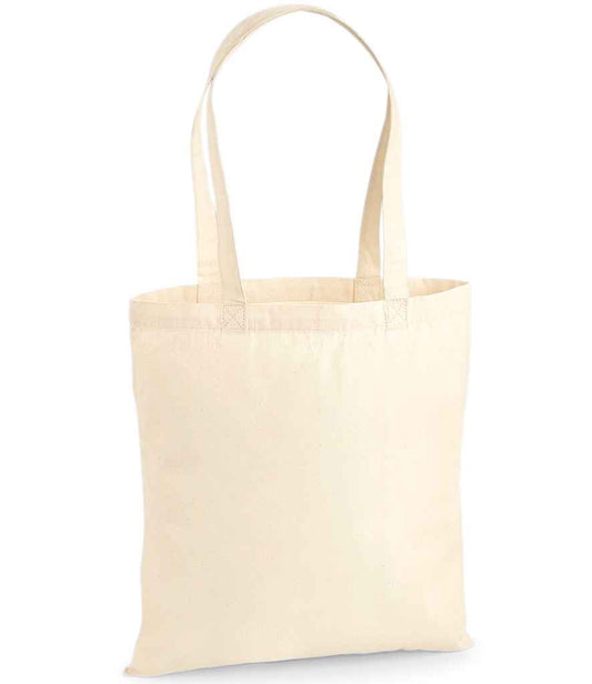 Westford Mill Premium Cotton Tote Bag - Natural (W201)