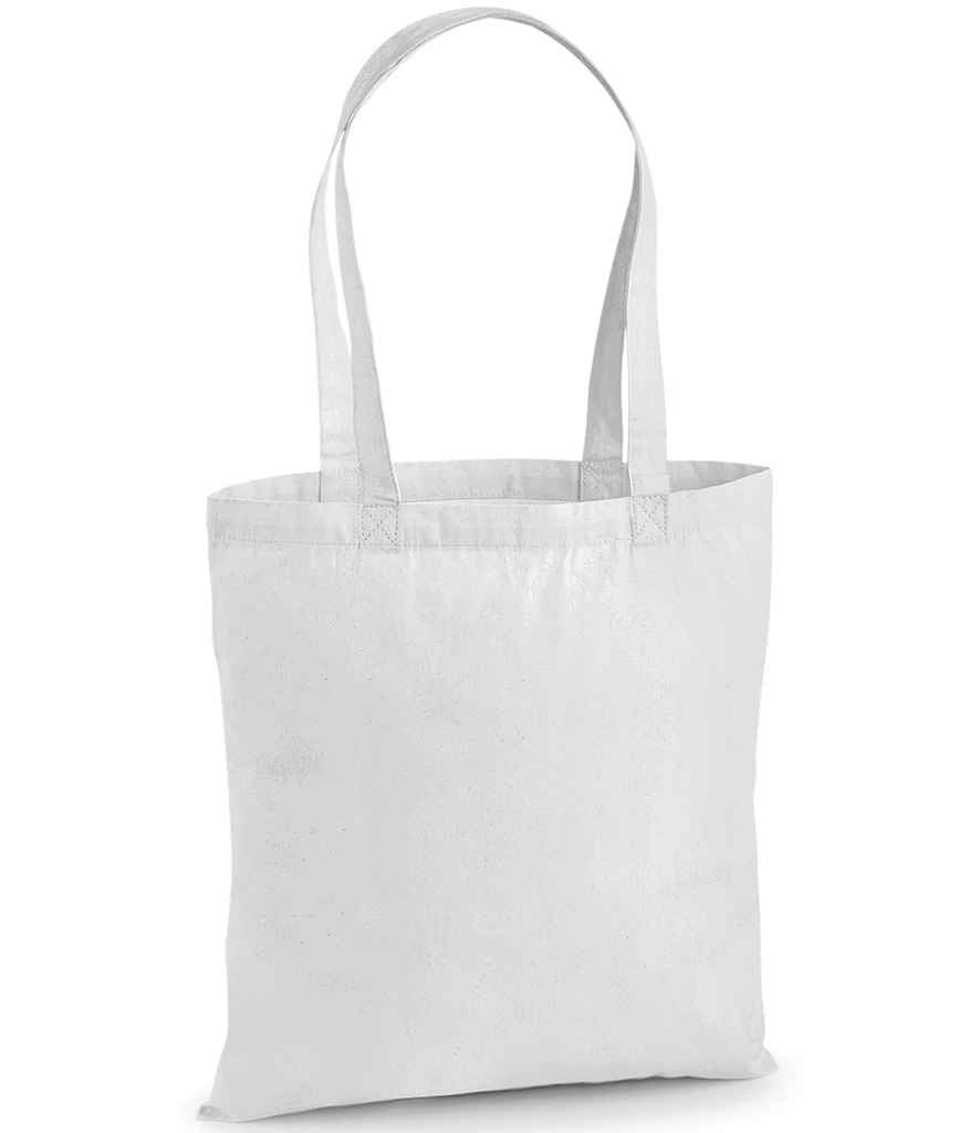 Westford Mill Premium Cotton Tote Bag - White (W201)