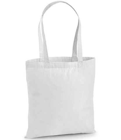 Westford Mill Premium Cotton Tote Bag - White (W201)