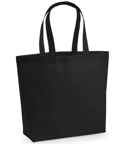 Westford Mill Premium Cotton Maxi Tote Bag - Black (W225)