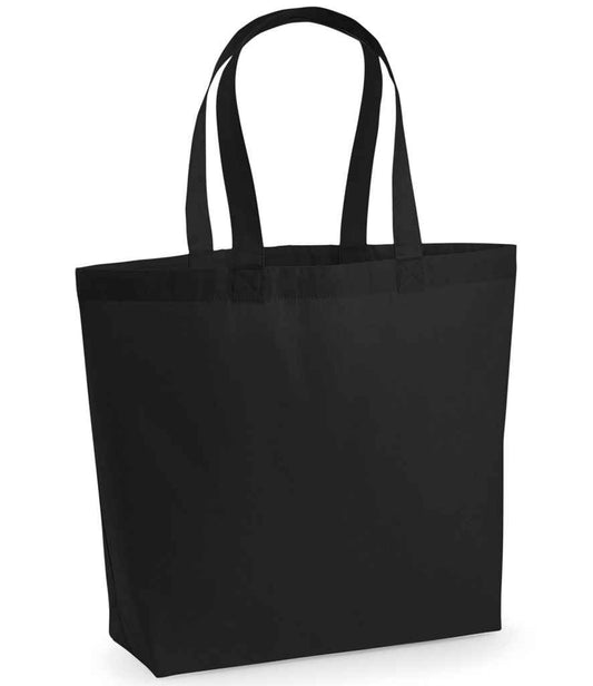 Westford Mill Premium Cotton Maxi Tote Bag - Black (W225)