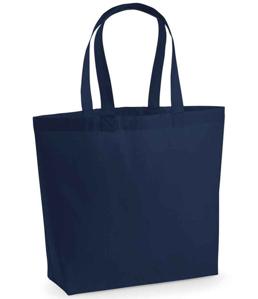 Westford Mill Premium Cotton Maxi Tote Bag - French Navy (W225)