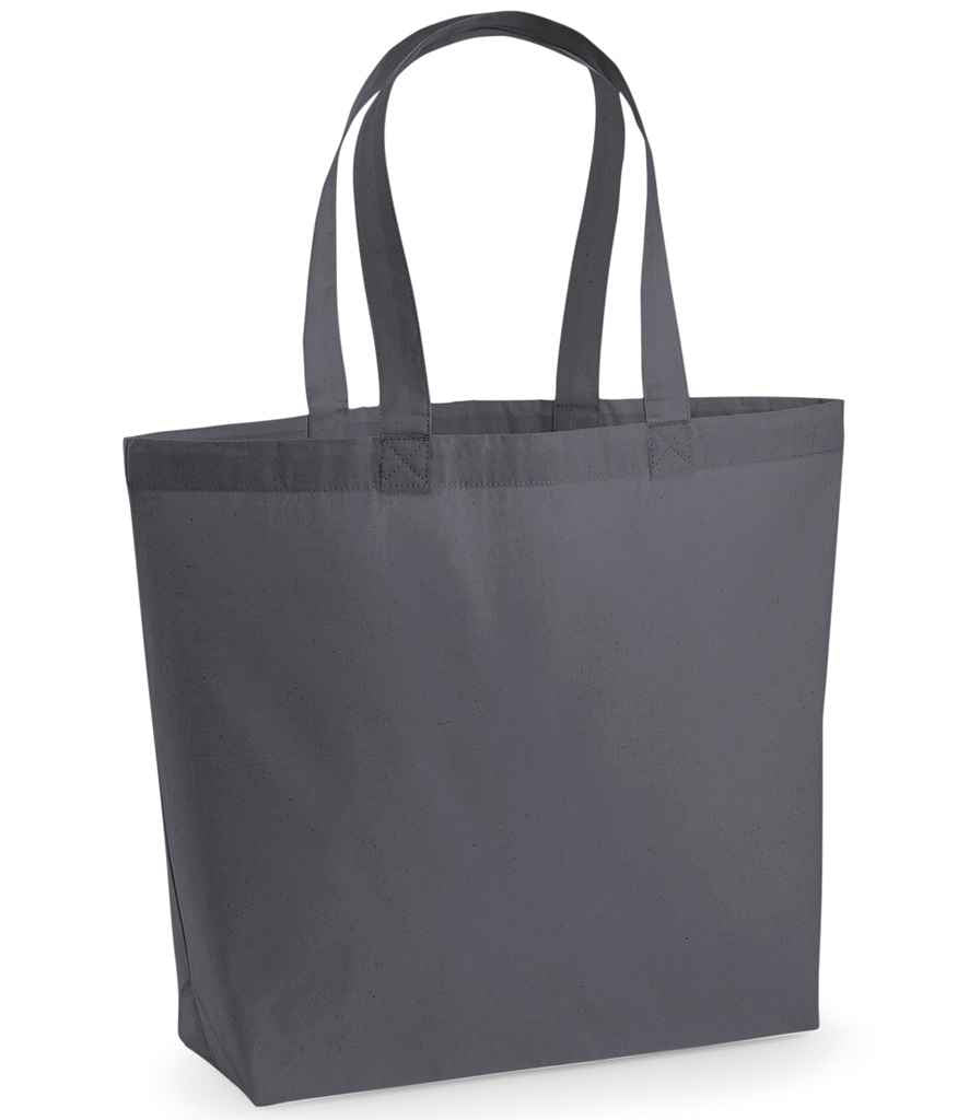 Westford Mill Premium Cotton Maxi Tote Bag - Graphite Grey (W225)