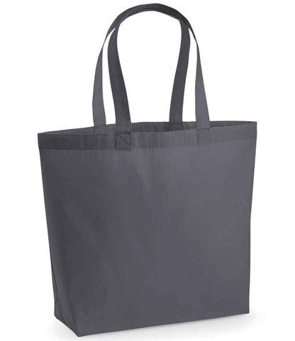 Westford Mill Premium Cotton Maxi Tote Bag - Graphite Grey (W225)