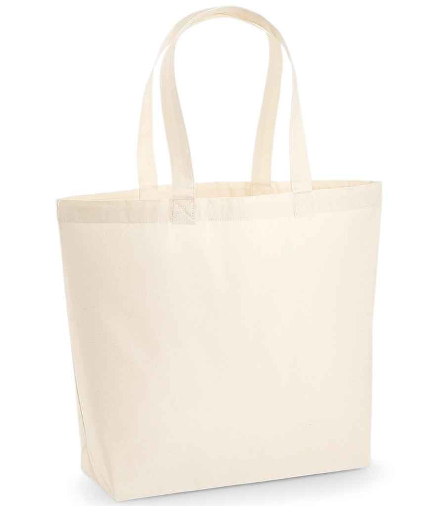 Westford Mill Premium Cotton Maxi Tote Bag - Natural (W225)