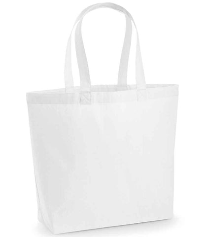 Westford Mill Premium Cotton Maxi Tote Bag - White (W225)