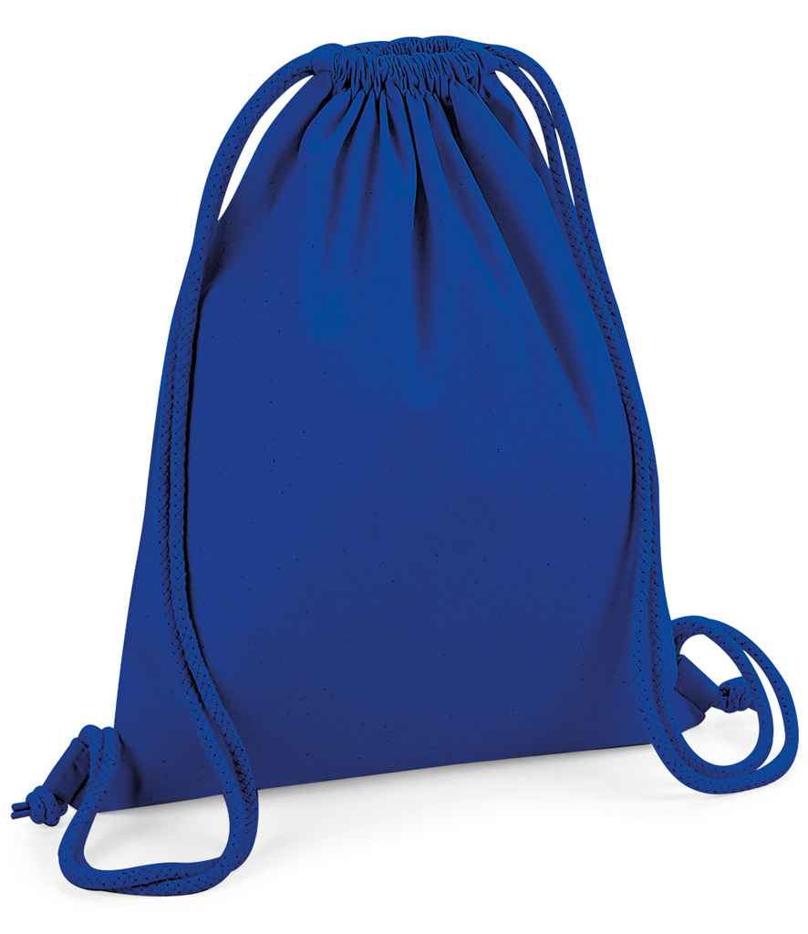 Westford Mill Organic Premium Cotton Gymsac - Bright Royal (W260)