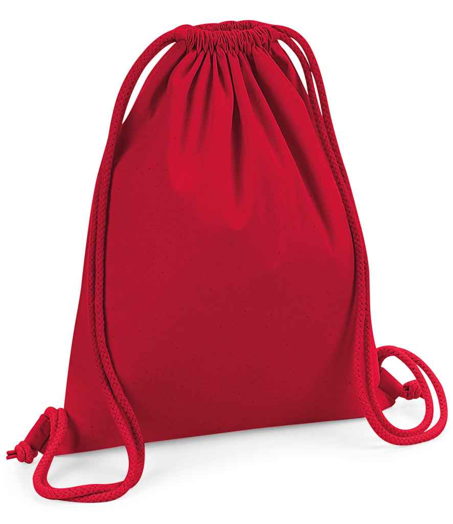 Westford Mill Organic Premium Cotton Gymsac - Classic Red (W260)