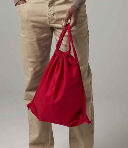 Westford Mill Organic Premium Cotton Gymsac - Classic Red (W260)