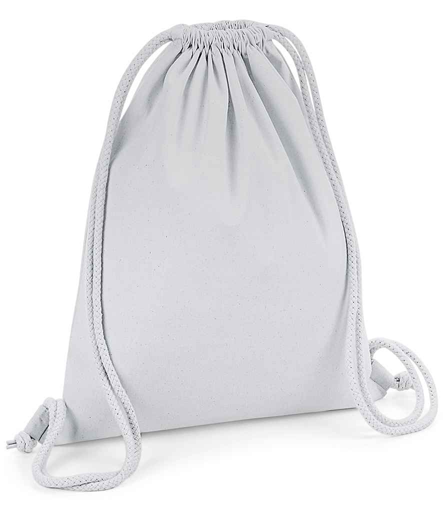 Westford Mill Organic Premium Cotton Gymsac - Light Grey (W260)