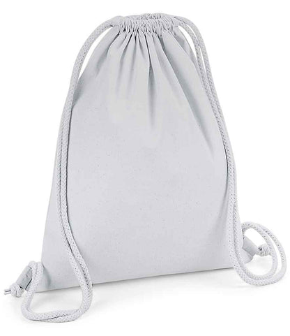 Westford Mill Organic Premium Cotton Gymsac - Light Grey (W260)