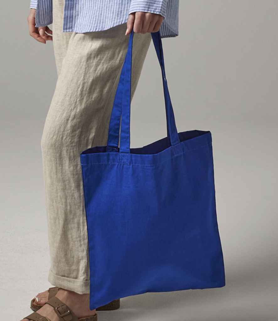 Westford Mill Organic Premium Cotton Tote Bag - Bright Royal (W261)
